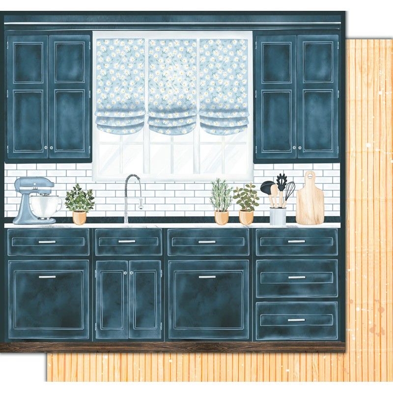 Pack Scrapbook Paper - Cocina De Amor