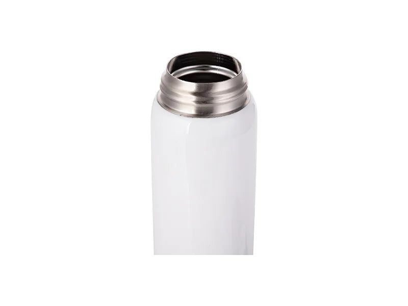 Botella de Acero Inoxidable 500ml/17oz con Tapa Pop para Sublimación (Blanca)