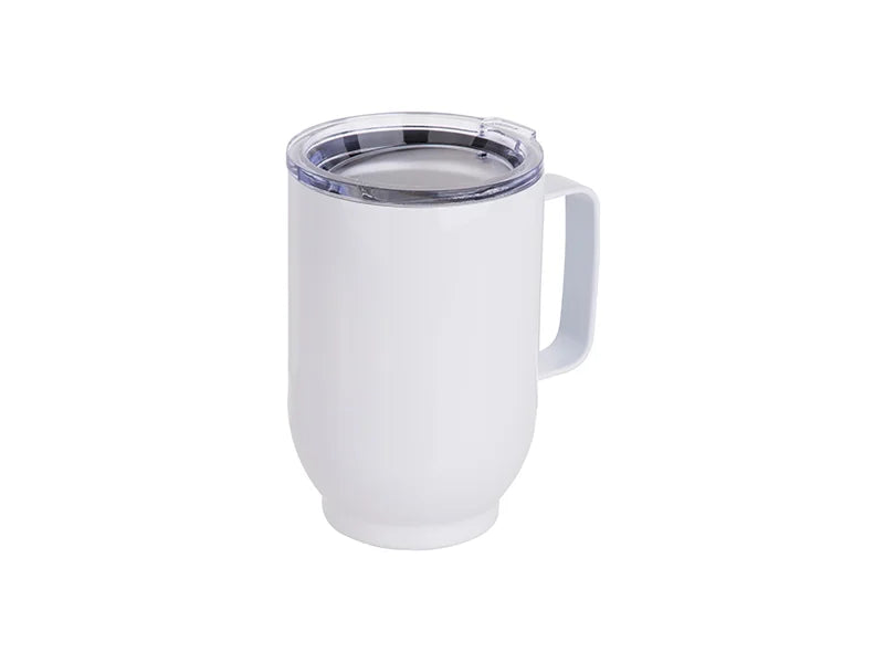 17oz / 500ml Sublimation Stainless Steel Coffee Cup – White | Sublimation Blank Travel Mug