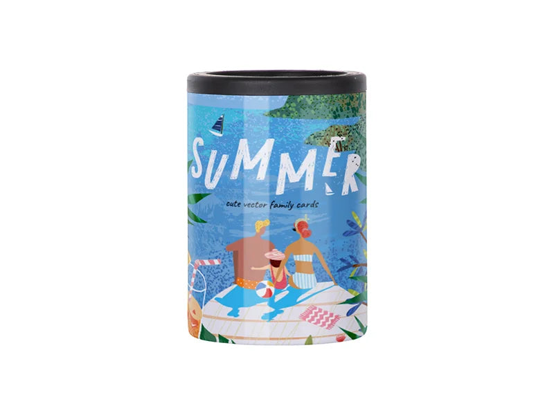 12oz / 360ml Sublimation Stainless Steel Skinny Can Cooler – White