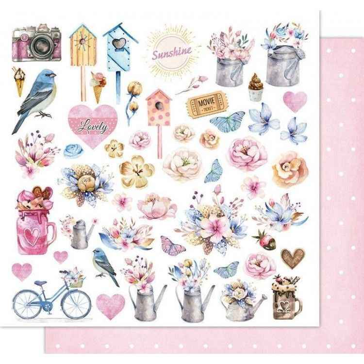 Scrapbook Paper - Hello Spring - Sunday