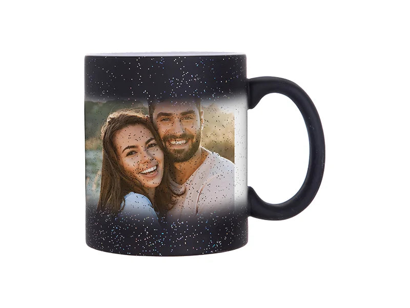 Mugs Sublimation 11oz Color Changing (StarSky Black, Frosted)