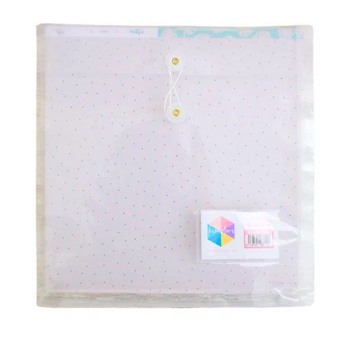 Expandable Clear Plastic Envelope for 12”x12” Scrapbook Paper
