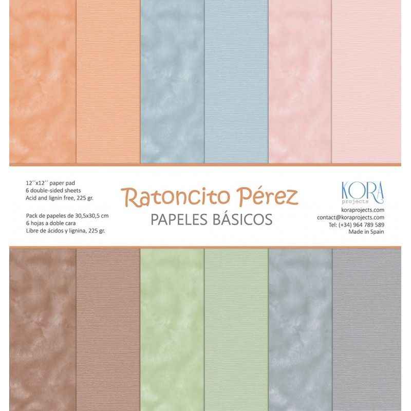 Pack Scrapbook Paper - LITTLE MOUSE PÉREZ