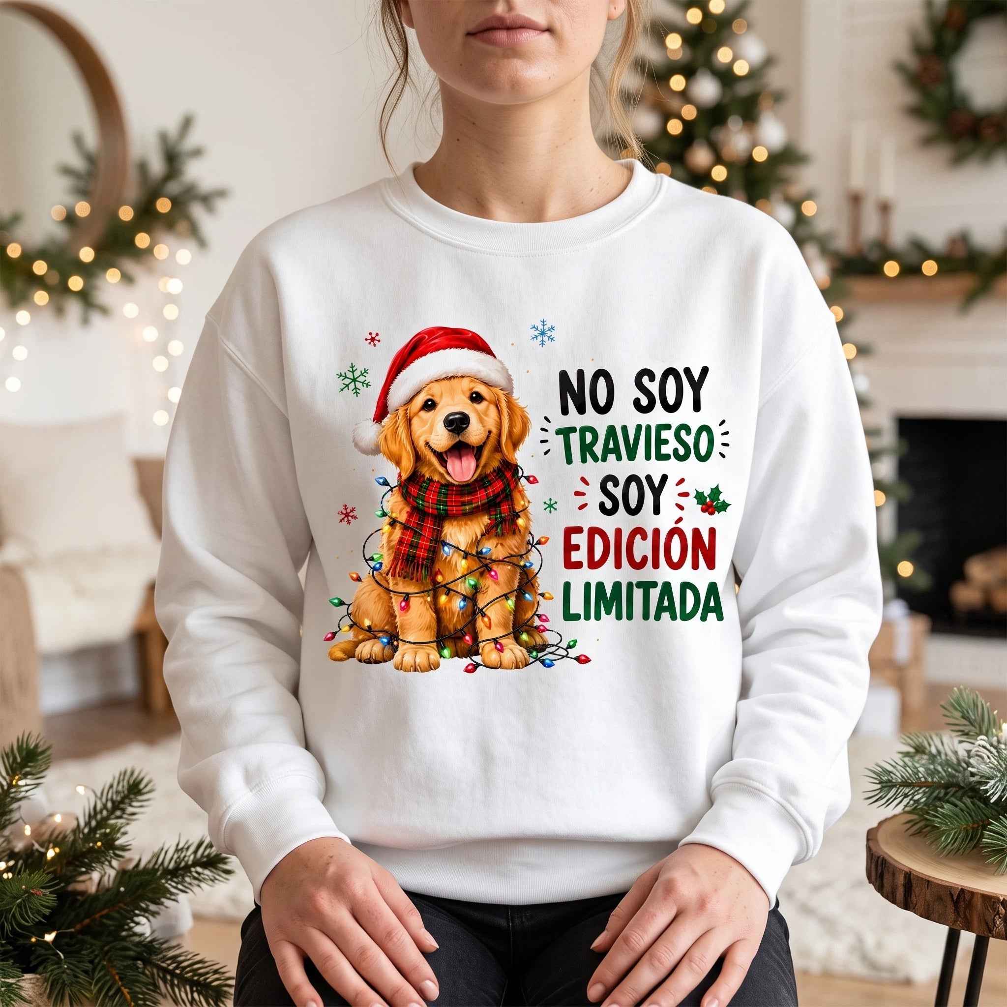 No Soy Travieso Soy Edición Limitada - Clip Art Navideño Descarga Digital