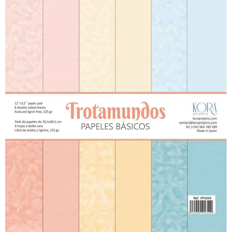 Pack Scrapbook Paper - GLOBETROTTER