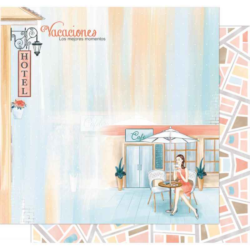 Scrapbook Paper Trotamundos - Hotel