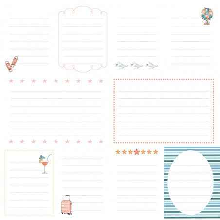 Scrapbook Paper Trotamundos - Tarjetas