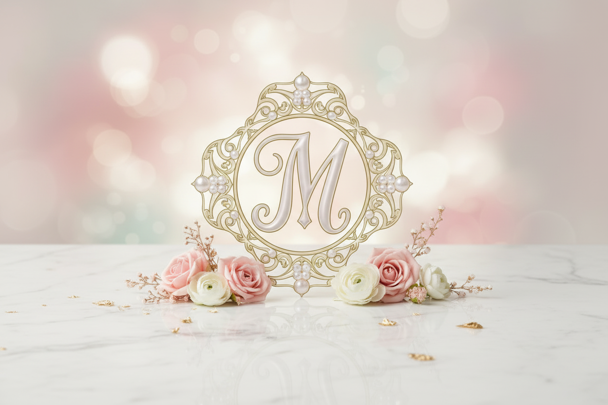 Banner Monogramas - Elegante Minimalista