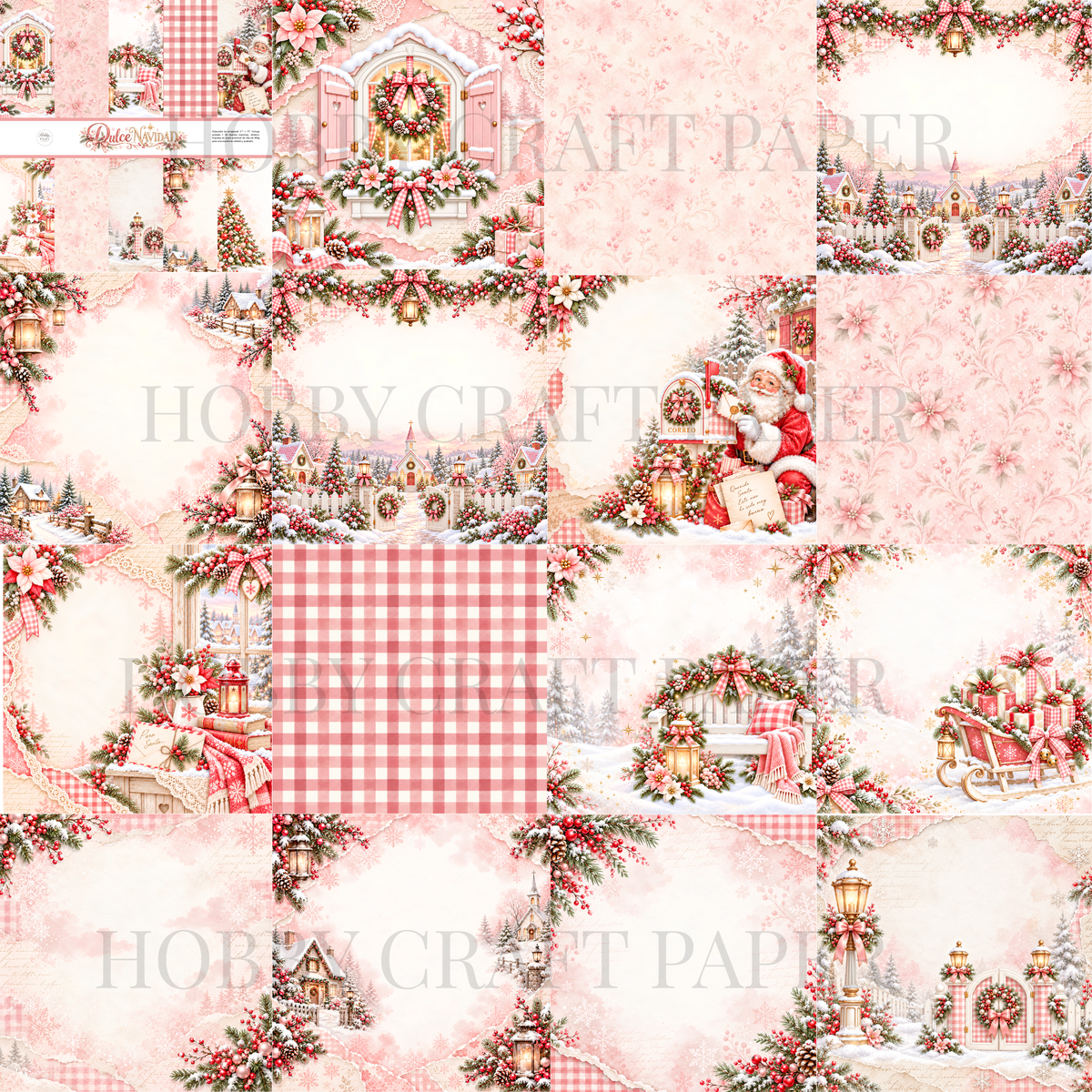 ✨ PREORDEN ABIERTA hasta el 15 de Septiembre | Colección DULCE NAVIDAD ✨ – Papel Scrapbook 11 x 11