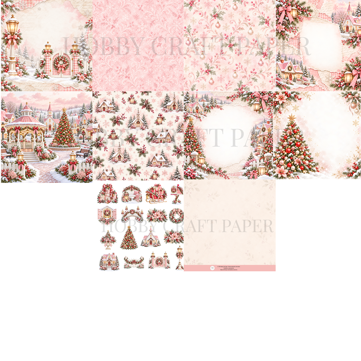 ✨ PREORDEN ABIERTA hasta el 15 de Septiembre | Colección DULCE NAVIDAD ✨ – Papel Scrapbook 11 x 11