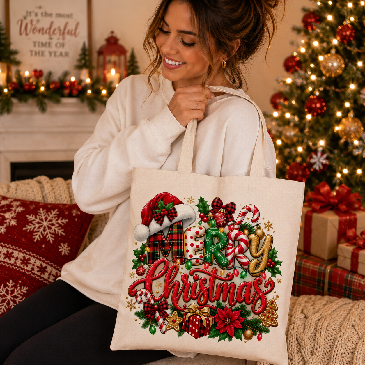 Merry Christmas Classic Bundle - Clip Art Navideño Descarga Digital