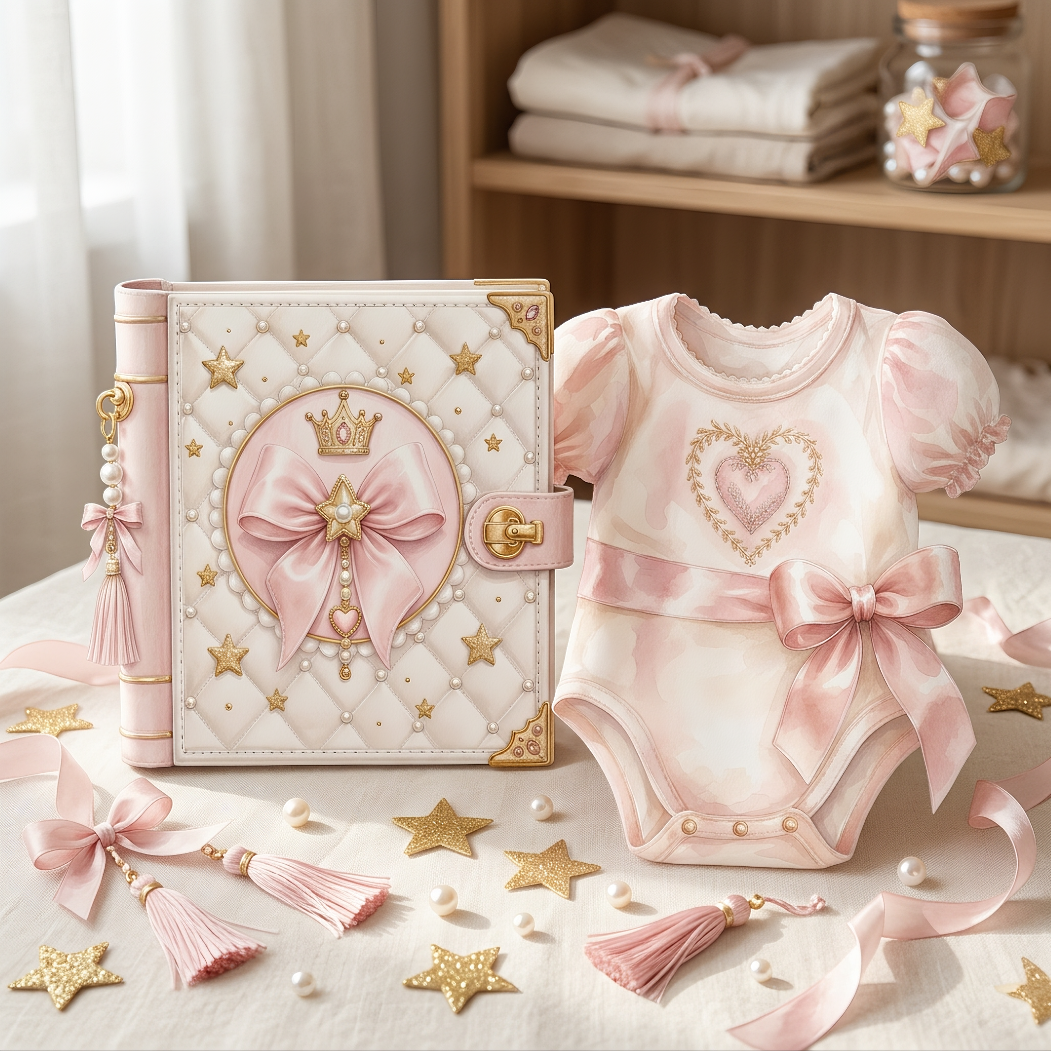 Colección Scrapbook Mi Princesa – Kit 11x11 con 15 Hojas Doble Cara, Stickers y Tags