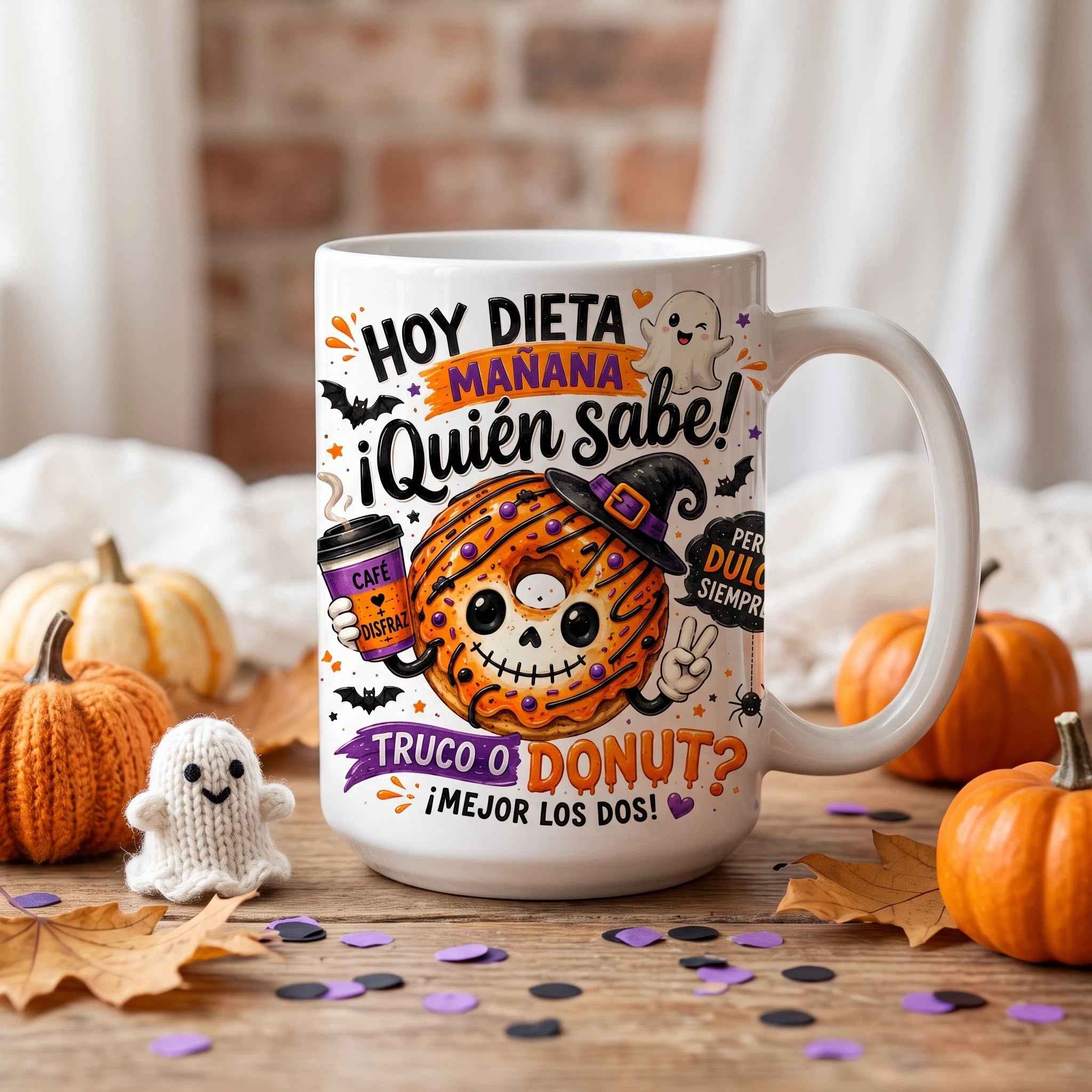 Hoy Dieta Mañana Quién Sabe – Donut Halloween | Descarga Digital