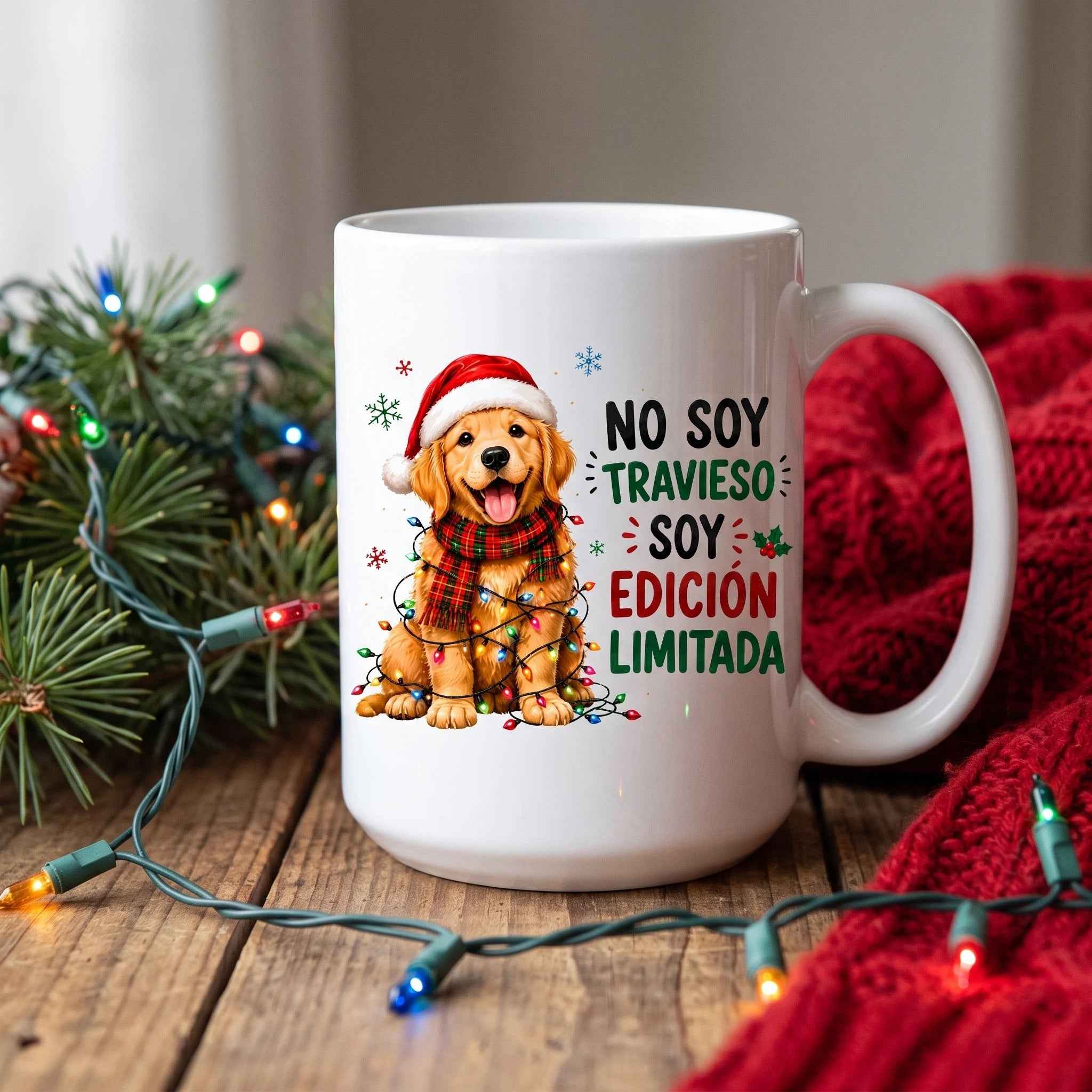 No Soy Travieso Soy Edición Limitada - Clip Art Navideño Descarga Digital