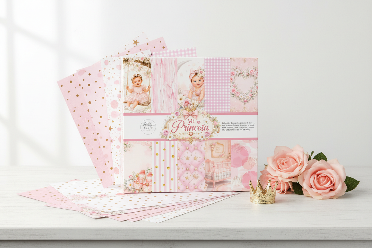 Mockup Mi Princesa sobre mesa