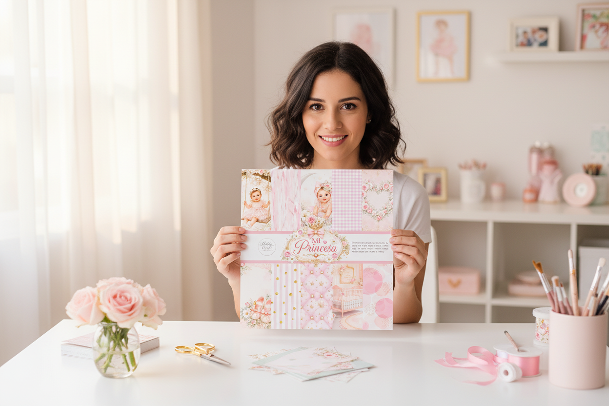 Mockup Mujer con Cover Mi Princesa