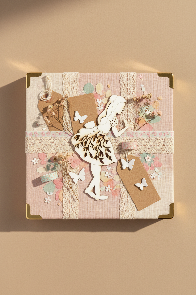 Mockup portada álbum chipboard