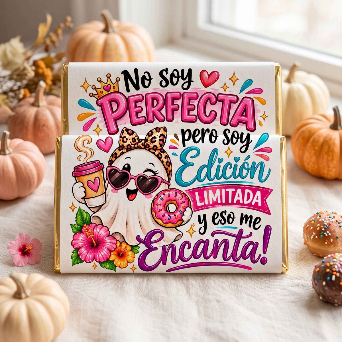 Clipart PNG No Soy Perfecta Soy Edición Limitada –  Fantasma Glam Halloween | Descarga Digital 4500px